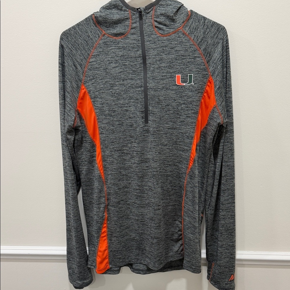Miami Hurricanes Athletic Quarter Zip Pullover